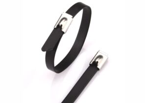 Ball Lock Type PVC Coated Stainless Steel Cable Ties