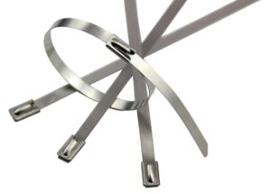 Uncoated Ball Lock Type Stainless Steel Cable Ties